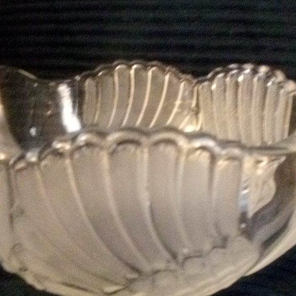 Vintage Mikasa Walther Frosted Swan Bowl Elegant Lead Crystal - Picture 6 of 8